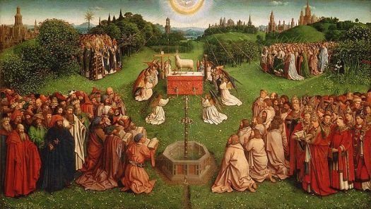 Adoration of the Mystic Lamb, Jan van Eyck, c. 1390-1441