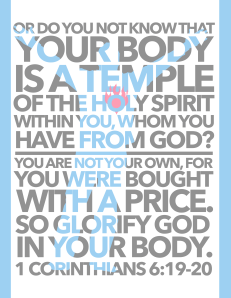 Memory Verse 1 Cor 6.19-20